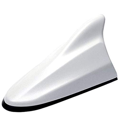 Autoxygen Car White Shark Fin Signal Receiver Antenna For Maruti Ciaz - Image 1