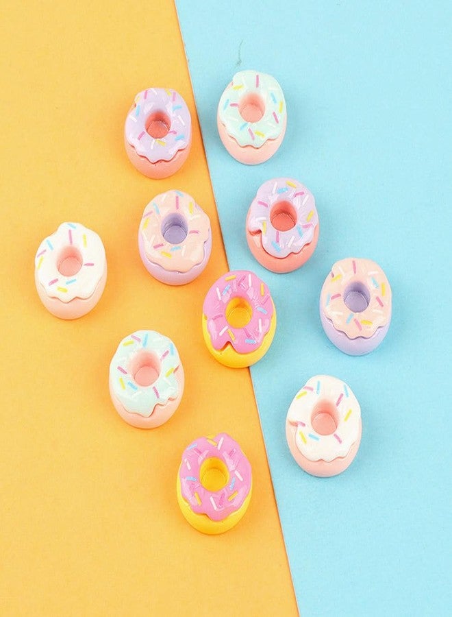Sosoport 20pcs Miniature Fake Donuts for Dollhouse Decoration Scale Mini Dessert Models Colors for Crafting and Collecting Dollhouse Accessories - Image 4