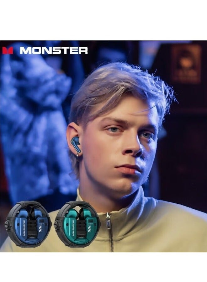Monster Bluetooth Earphones XKT10 Green - Image 3