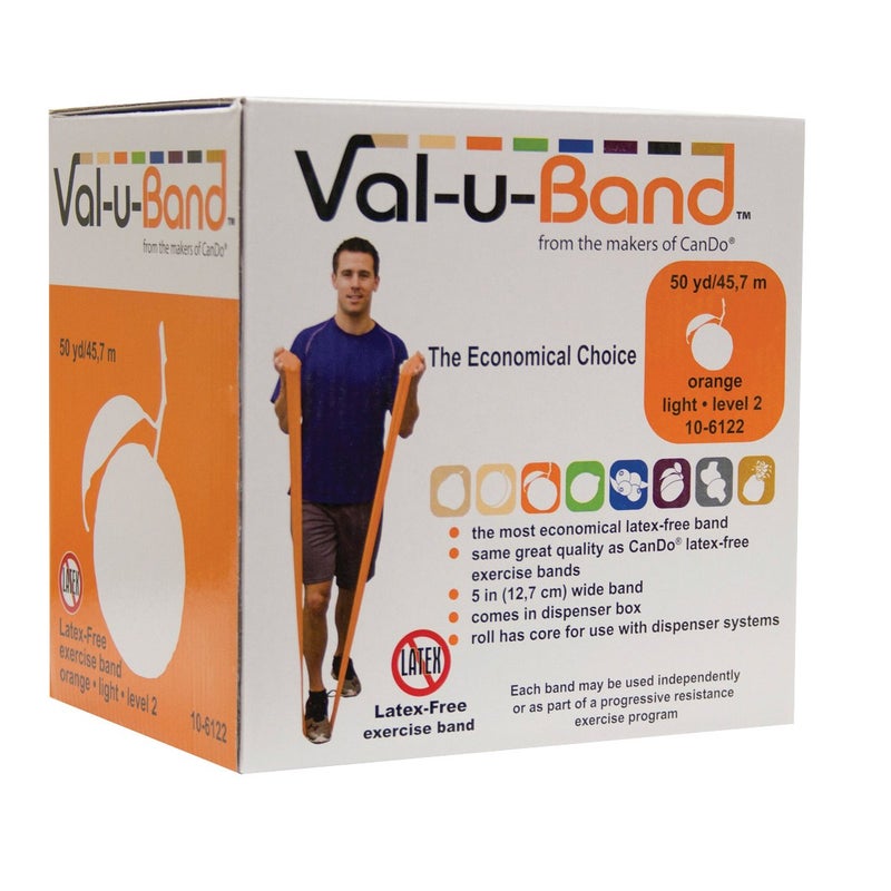 ValUBand 106122 Latex Free Exercise Band Orange