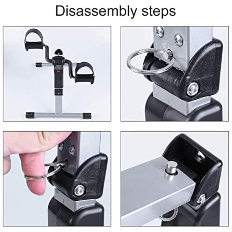 Under Desk Elliptical Machine - Portable Mini Exercise Peddler Machine, Under Desk Pedal Exerciser, Pedal Exerciser Foot Cycle Arm Leg, Pedal Exerciser For Seniors, Under Desk Mini Exercise Bike - Image 5