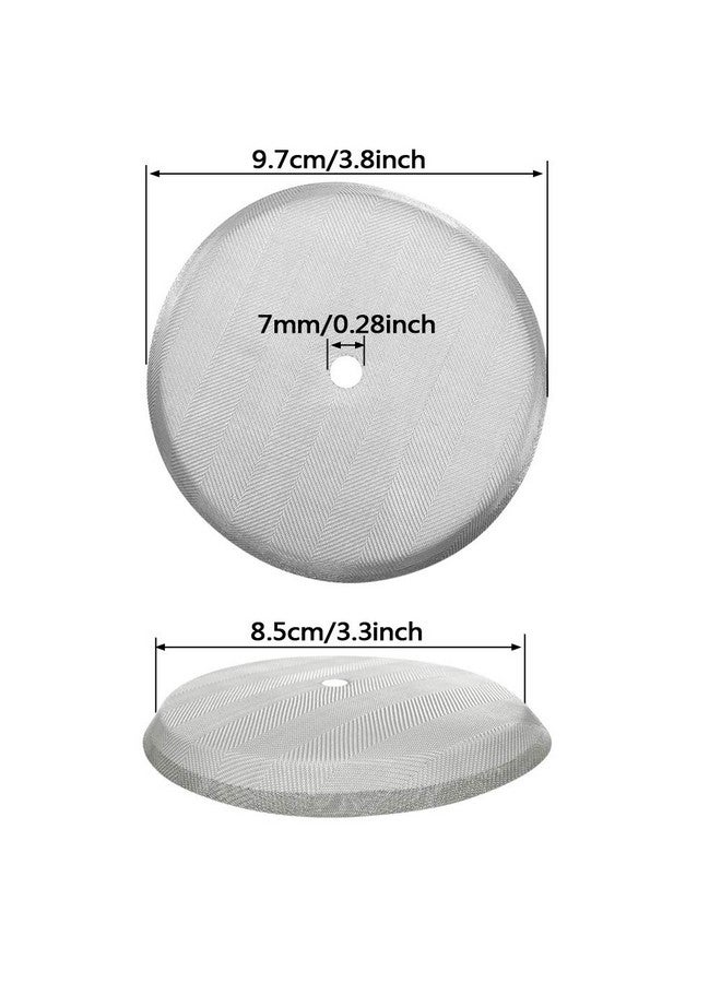 ACKLLR 6 Pack French Press Replacement Filter Screen,Reusable Stainless Steel Mesh Filters For Universal 1000 Ml / 34 Oz / 8 Cup French Press Coffee Makers - Image 2