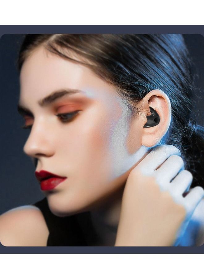 Sleeping bluetooth headset wireless ear bone conduction super long battery life dual stereo non-in-ear headset