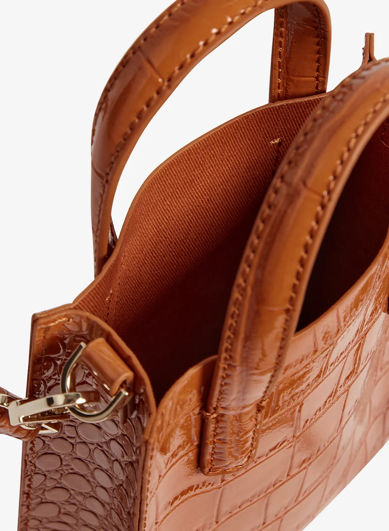 Ted Baker  WENISSA Croc Effect Mini Icon crossbody Bag for Women | Best Price UAE