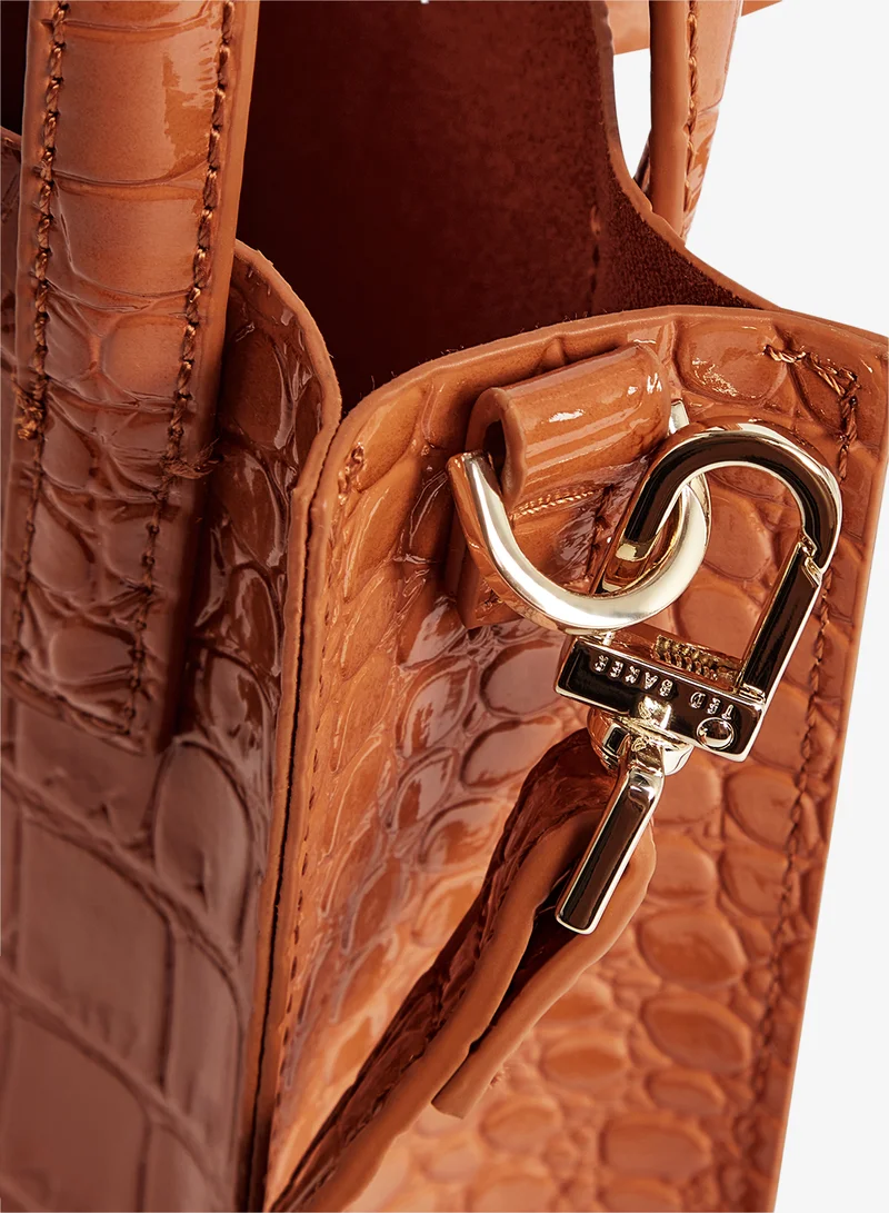 Ted Baker  WENISSA Croc Effect Mini Icon crossbody Bag for Women | Best Price UAE