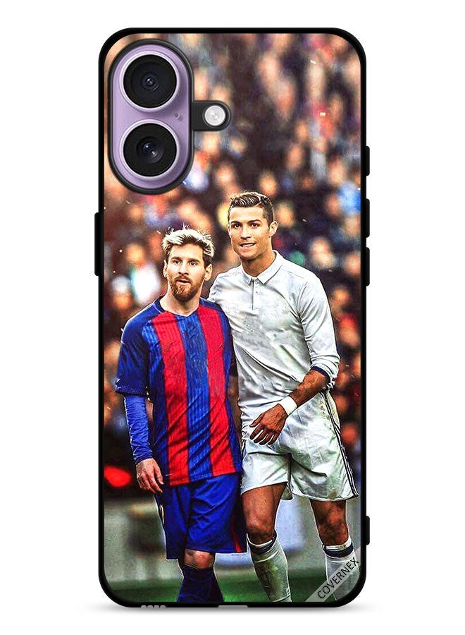 Covernex Apple iPhone 17 Protective Case Cover Messi & Ronaldo - Image 1