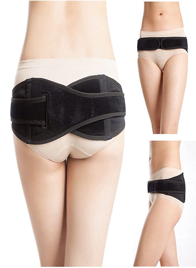 SYOSI - Sacroiliac Hip Belt, Joint Belt for Women, Hip Support Brace Belts for Pregnancy, SI Joint Belt Support, Sacroiliac Support Belt for Sciatica, Pelvis, Lumbar, SI Joint Pain Relief (Regular Size) - Image 1