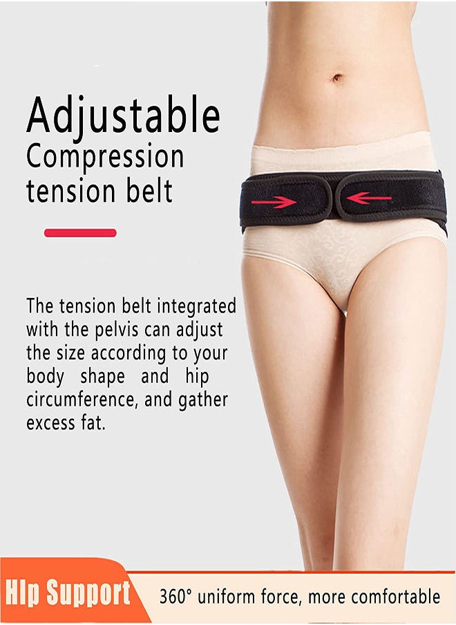 SYOSI - Sacroiliac Hip Belt, Joint Belt for Women, Hip Support Brace Belts for Pregnancy, SI Joint Belt Support, Sacroiliac Support Belt for Sciatica, Pelvis, Lumbar, SI Joint Pain Relief (Regular Size) - Image 1