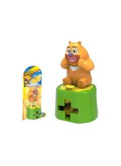 Generic Bear Infested Toy Top 4-6 Years Old Battle Pendant Doll Pull Cable Keychain Bear Big Bear 2 Logger Strong-color:Bald Head Strong Top  - Image 5