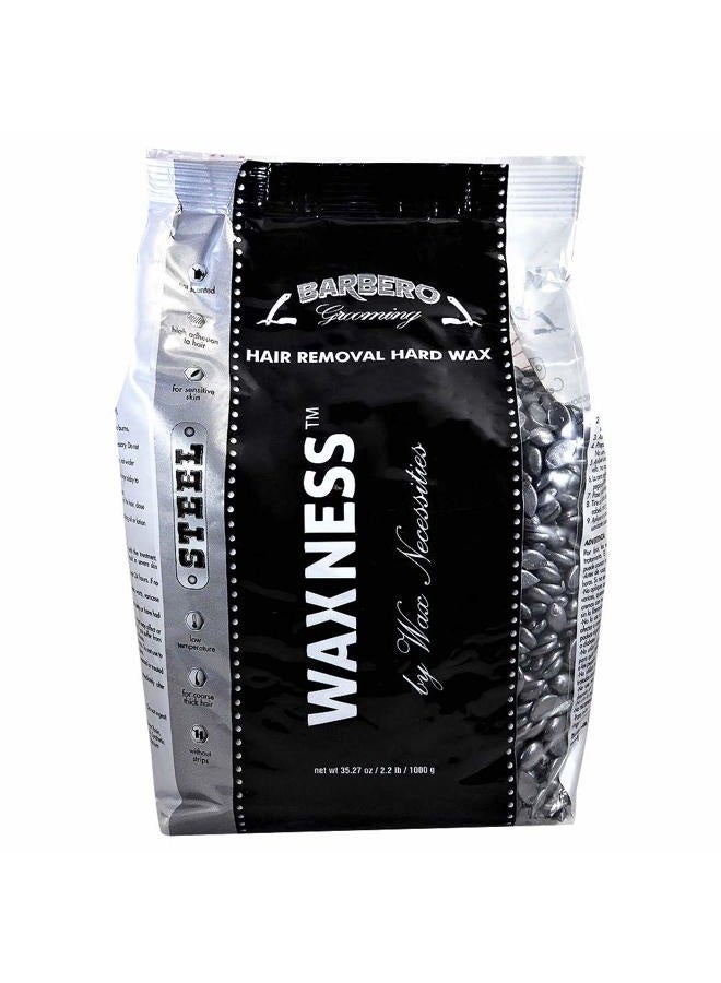 wax necessities Barbero Grooming Men Stripless Waxing Kit with Big 2.2 Pound Wax Bag - Image 2