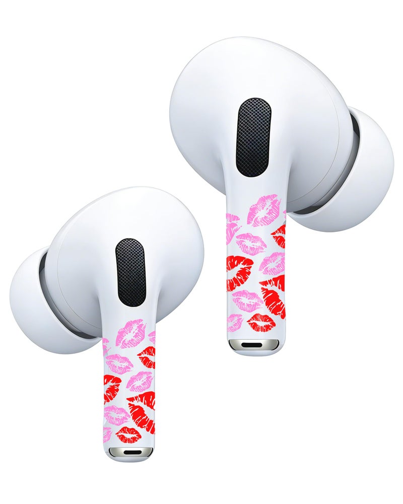 RockMax for AirPods 4/Pro/Pro 2/Pro 3 Skin, Universal Decal Sticker for Air Pods Custom, Compatible with AirPods Case Pink, Durable Tattoo Wrap, Easy to Identify - Image 1