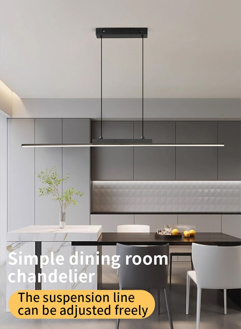 LOOPITYS 120CM - Three color temperature - Modern luxury - Restaurant pendant light, bedroom pendant light, 150cm height adjustable,chandelier - Image 2