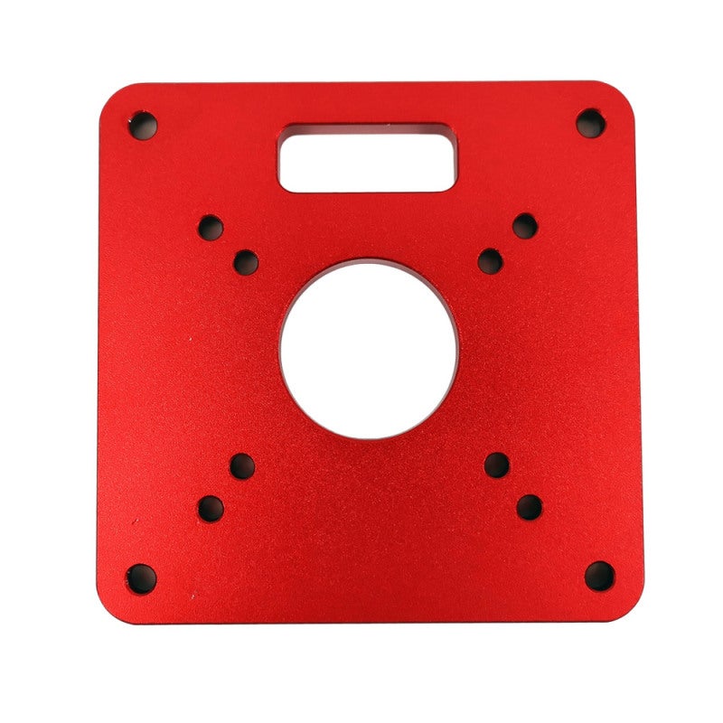 Aluminum Trimming Machine Flip Panel Kit 46 Inch - Durable Rustproof Insert Plate - Convenient Center-Hole Bushing Router Plate for Makita RT0700C - Image 4