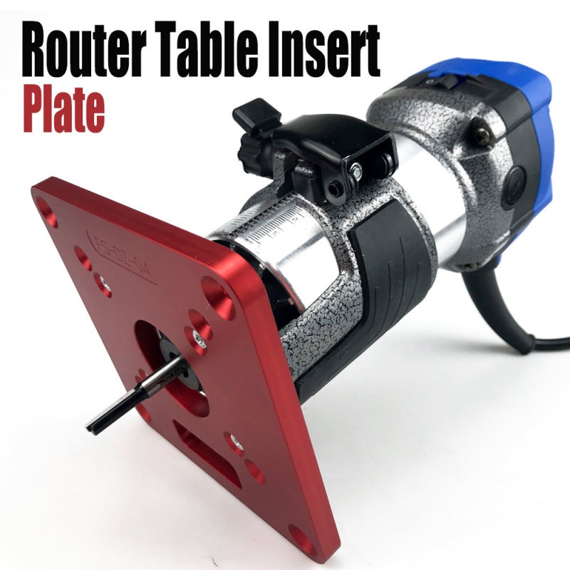 Aluminum Trimming Machine Flip Panel Kit 46 Inch - Durable Rustproof Insert Plate - Convenient Center-Hole Bushing Router Plate for Makita RT0700C - Image 5
