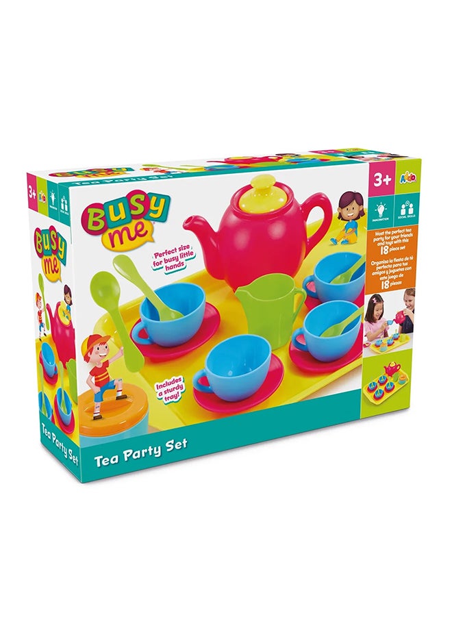ADDO Busy Me Tea Party Set , Kitchen Playset, Interactive Playset, Imaginative Play, Role Play , Pretend Play, Gift For Kids And Toddlers  - Image 3