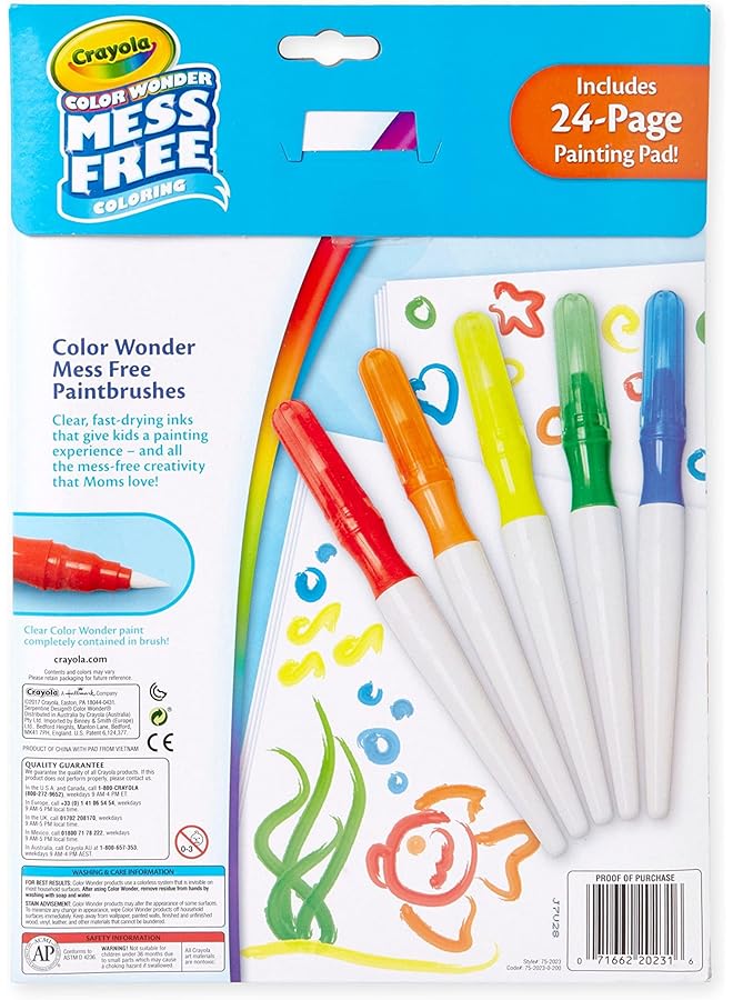 كرايولا مجموعة أقلام الرسم Color Wonder المكونة من 6 قطع - Image 2