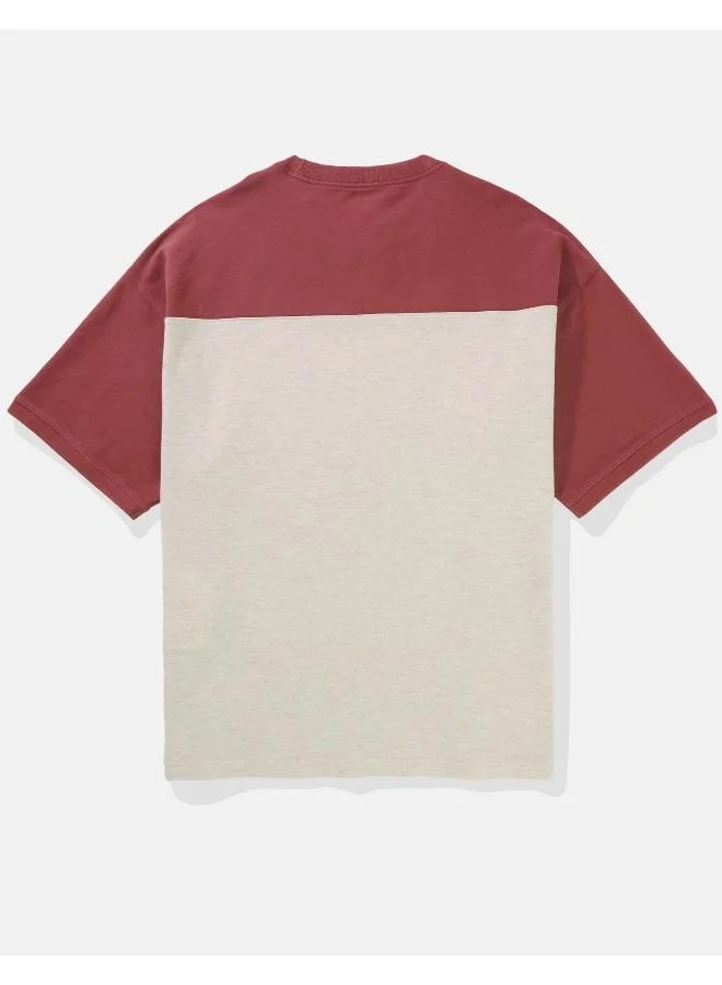 امريكان ايجل Colorblock Pique Crew Neck T-Shirt