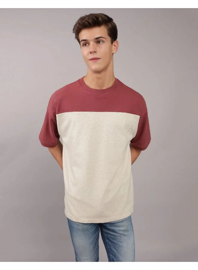 امريكان ايجل Colorblock Pique Crew Neck T-Shirt
