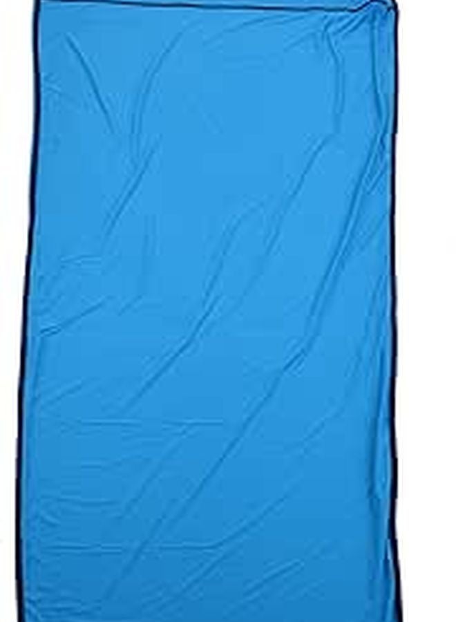 Ultralight Sleeping Bag Liner Blue Compact Polyester Fiber Camping Hiking Travel - Image 1