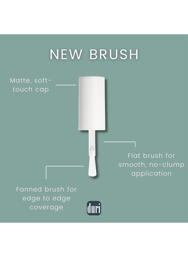 duri Nail Polish, 269 Ghost, Off White French Manicure Wedding Design Lacquer Sheer Coverage, 0.5 fl.oz. - Image 3