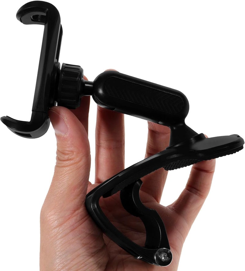 Car Phone Holder Mount for Cell Phone, Auto Dashboard Bracket with Stable Base, Universal Cellphone Car Holder for Navigation and Hands-Free Driving, Black - Image 2