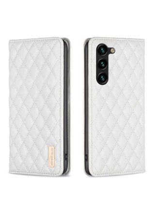 Case Cover For Samsung Galaxy S23+ 5G Diamond Lattice Magnetic Leather Flip Phone Case White - pzsku/Z263E94ECE31306F7EA00Z/45/_/1712266573/a52abb29-2dec-4f41-8e07-9eaeed8768ba