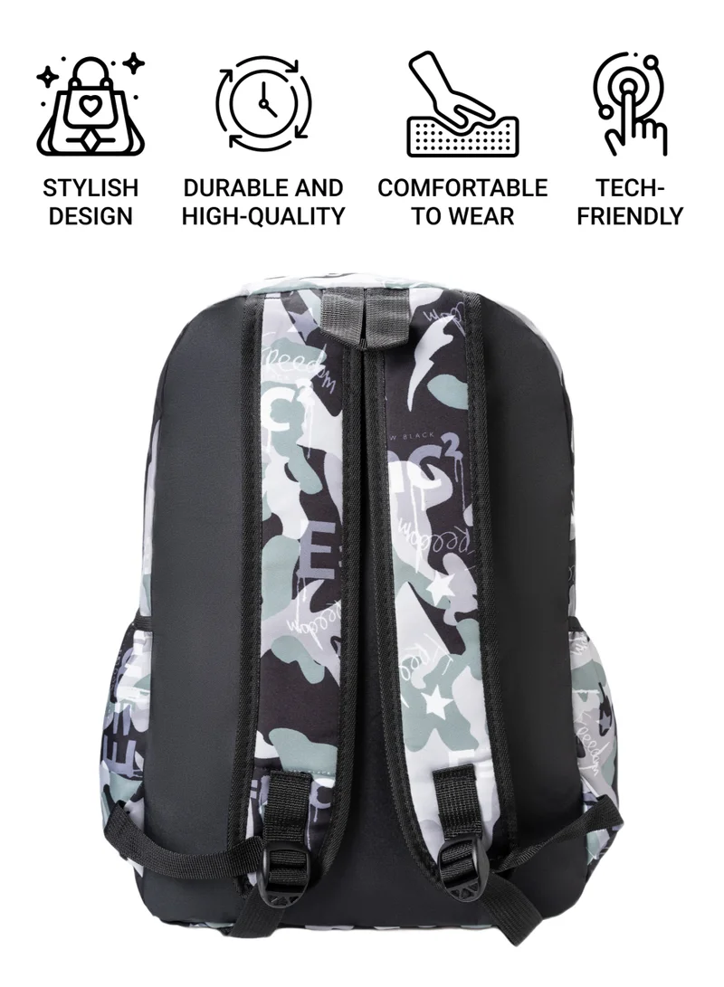 flâneur Flaneur Durable Backpack for Students - Lightweight, Durable Daypack for Men and Women, Schoolbag for Students, Bookbag, Multi-Compartment, Comfortable Straps, Essential for Travel & Sports