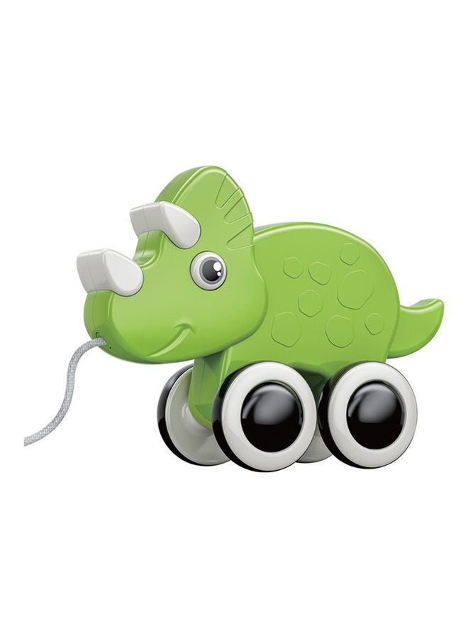 Moon Rolling Buddy Pull Along Montessori Stacking Learning Educational Toy For 9M And Above - Rhino - Image 1