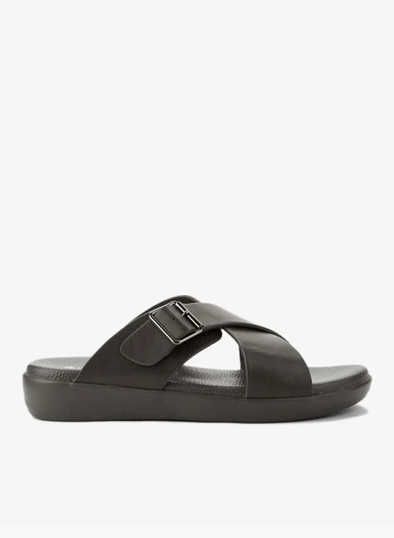 لو كونفورت Men Cross Strap Sandals