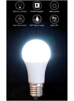 Osram Osram 8W LED Daylight 6500K, E27 Base, 806lm Energy-efficient LED Bulb  - Image 2
