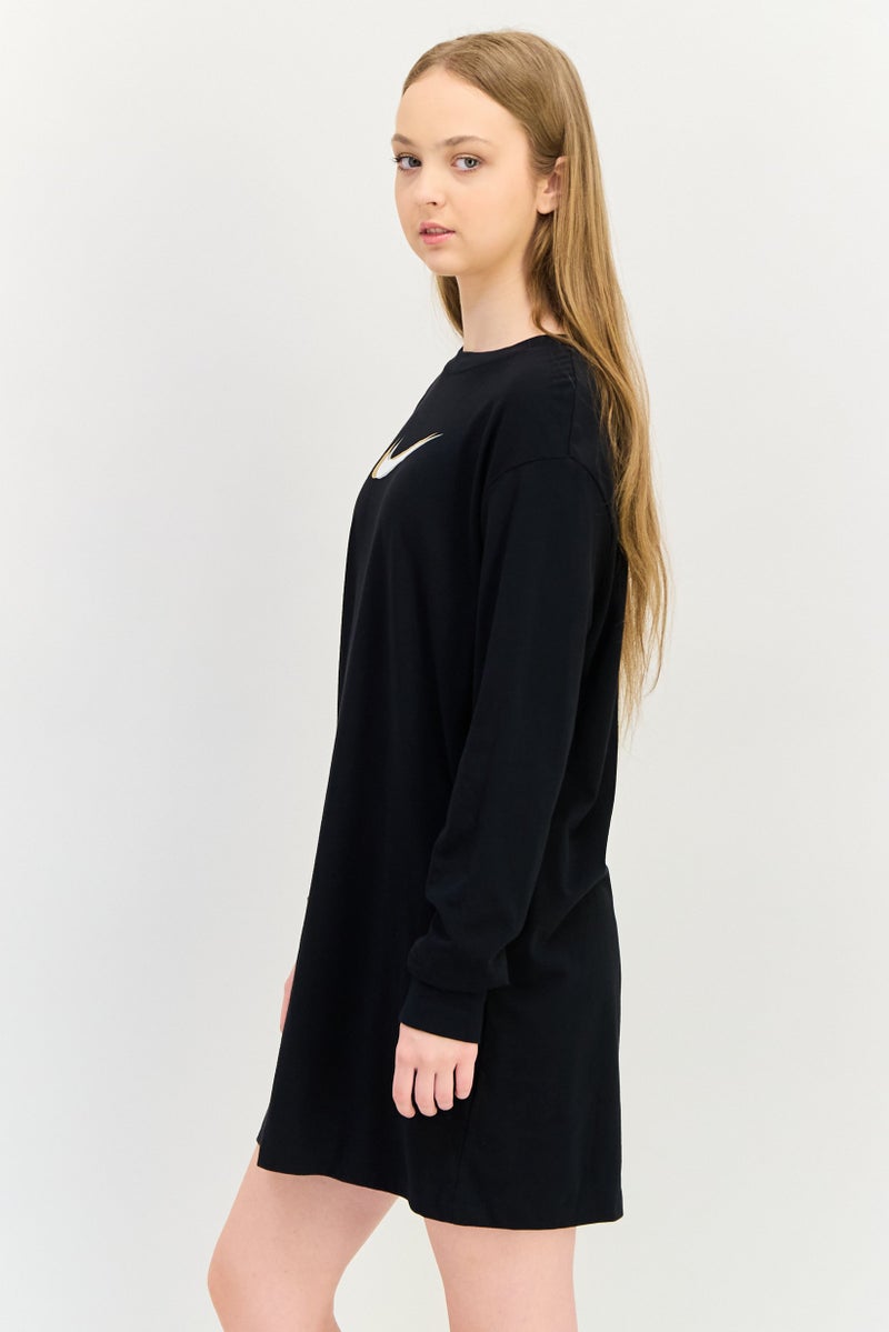 Nike Women Loose Fit Long Sleeve Outdoor Mini Dress - Image 2