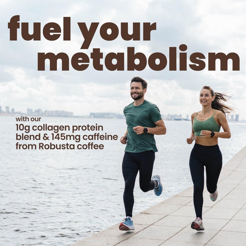 Rapid Fire Protein Coffee, with 10g of Protein with Collagen, Promotes Muscle Growth, Supports Energy, Hot or Cold, Keto Friendly, 100% Robusta Coffee, 15 Servings, Original Blend, Medium Roast - Image 3