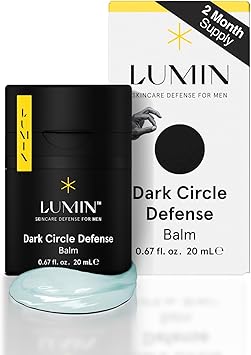 LUMIN Lumin Mens Dark Circle Defense Balm AntiAging Korean Formulated Eye Cream Treatment for dark circles fine lines wrinkles Suitable for all skin types Daily Use 20ml 1Pack - Image 1