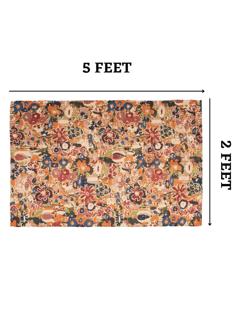 HOMADORN HOMADORN Handmade Sustainable PET Recycled Printed Modern Bohemian DhurrieRugsCarpet for Living Room Drawing RoomBedroom Bedside Runner Design 15 2 FEET X 5 FEET  - Image 3