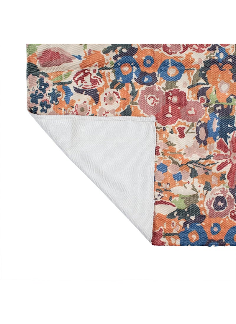 HOMADORN HOMADORN Handmade Sustainable PET Recycled Printed Modern Bohemian DhurrieRugsCarpet for Living Room Drawing RoomBedroom Bedside Runner Design 15 2 FEET X 5 FEET  - Image 4