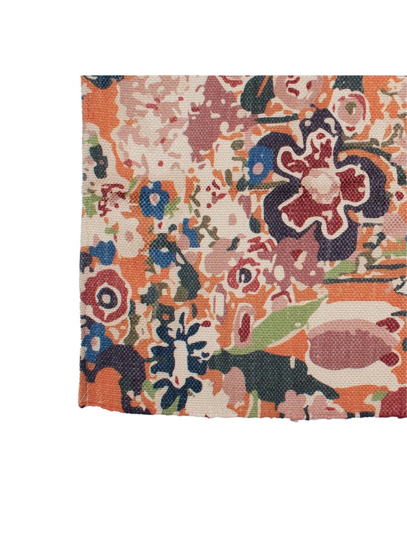 HOMADORN HOMADORN Handmade Sustainable PET Recycled Printed Modern Bohemian DhurrieRugsCarpet for Living Room Drawing RoomBedroom Bedside Runner Design 15 2 FEET X 5 FEET  - Image 5