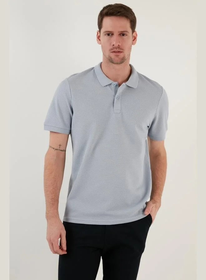 Buratti  Buratti Regular Fit Cotton Button-down Polo Collar T-Shirt Men's Polo Collar T-Shirt 5902326 for Men | Best Price UAE