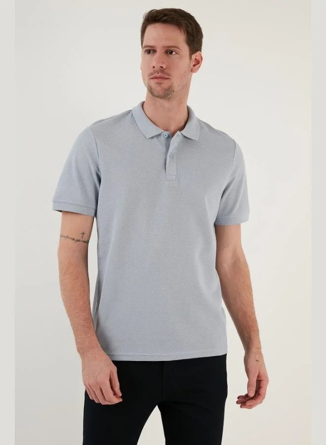 Buratti  Buratti Regular Fit Cotton Button-down Polo Collar T-Shirt Men's Polo Collar T-Shirt 5902326 for Men | Best Price UAE