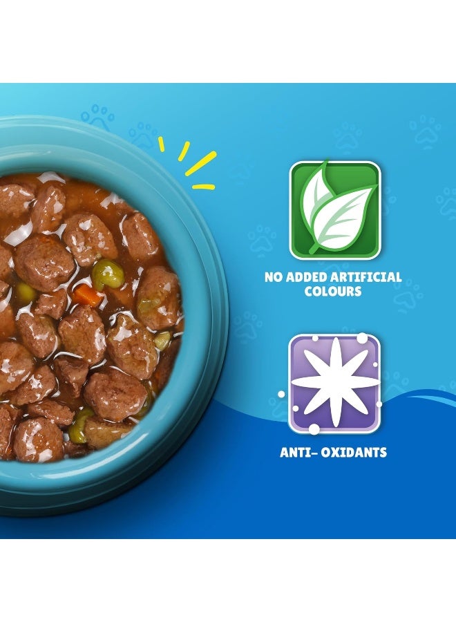 Friskies فريسكيز بيورينا قطع السلمون في صلصة طعام قطط رطب 85 جرام (26 كيس) - Image 4