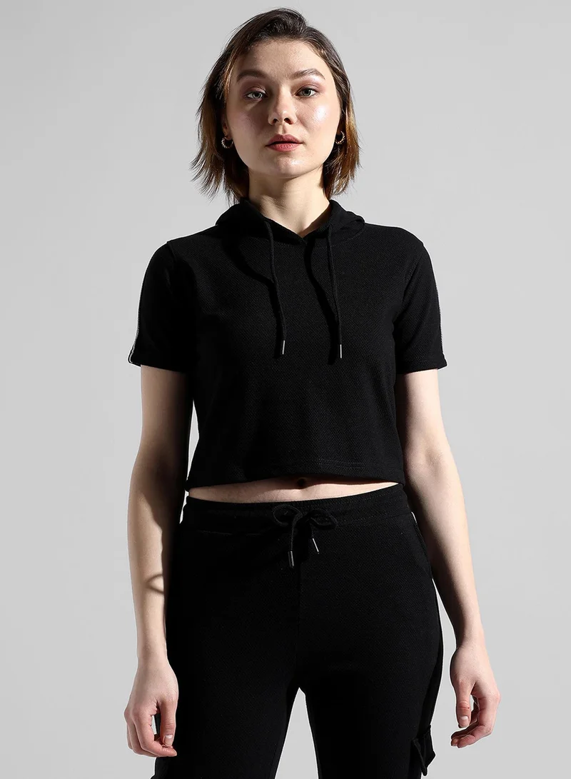 PINACOLADA  Women's Obsidian Black Utility Co-Ord Set for Women | Best Price UAE
