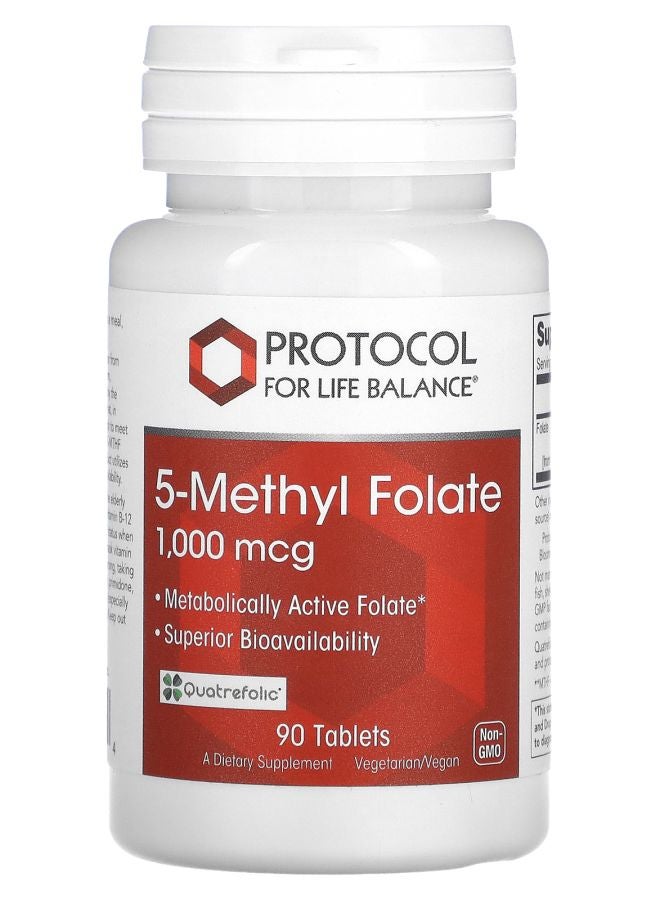 Protocol For Life Balance 5Methyl Folate 1000 mcg 90 Tablets