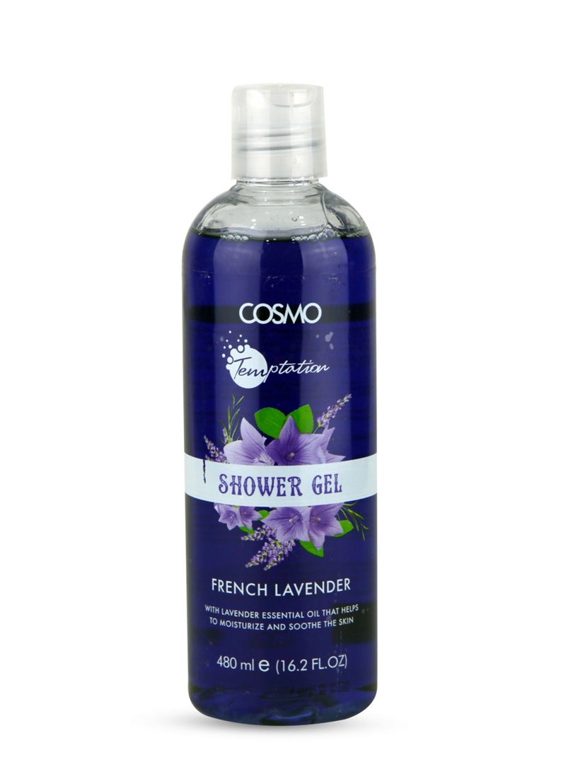 كوزمو جل كوزمو تيمبتيشن برائحة اللافندر الفرنسي مع اللافندر 480 مل للرجال والنساء
