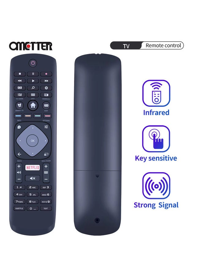 OMETTER جهاز تحكم عن بعد جديد لتلفاز فيليبس YKF406-001 996596003606 996599004210 398GR08BEPHN0012HT 398GR08BEPHN0011HL - Image 1