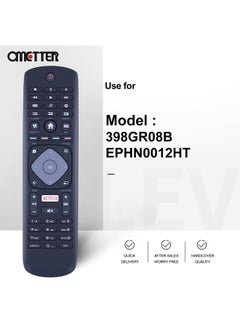 OMETTER New Remote Control for PHILIPS TV YKF406-001 996596003606 996599004210 398GR08BEPHN0012HT 398GR08BEPHN0011HL  - Image 2