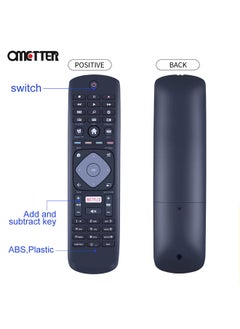 OMETTER New Remote Control for PHILIPS TV YKF406-001 996596003606 996599004210 398GR08BEPHN0012HT 398GR08BEPHN0011HL  - Image 4