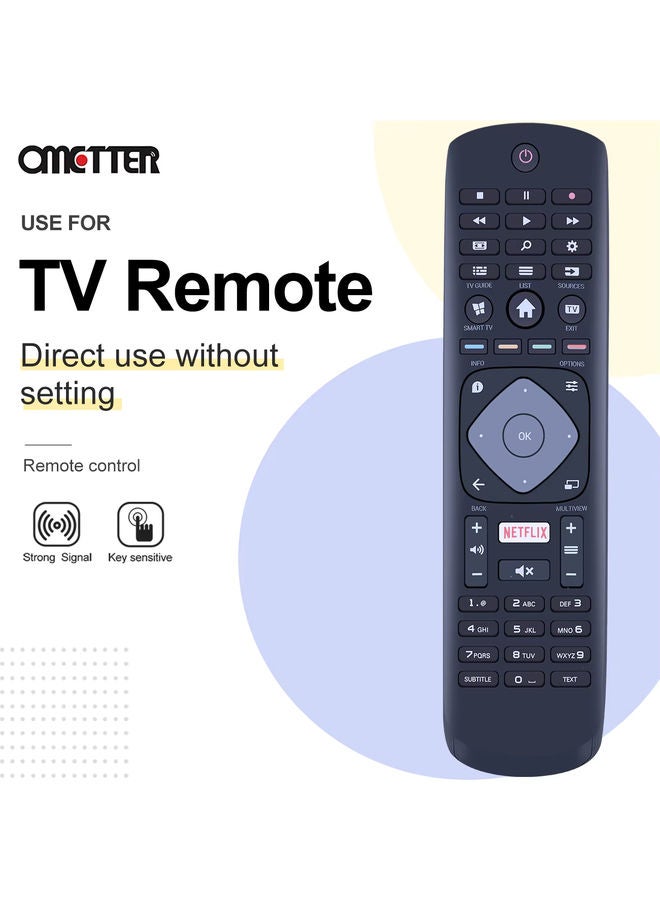 OMETTER جهاز تحكم عن بعد جديد لتلفاز فيليبس YKF406-001 996596003606 996599004210 398GR08BEPHN0012HT 398GR08BEPHN0011HL - Image 5