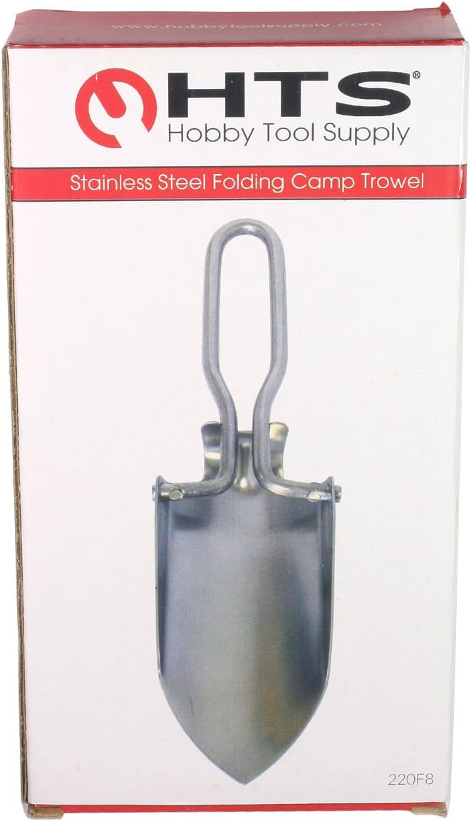 220F8 Folding Stainless Steel Camping Trowel - Shovel