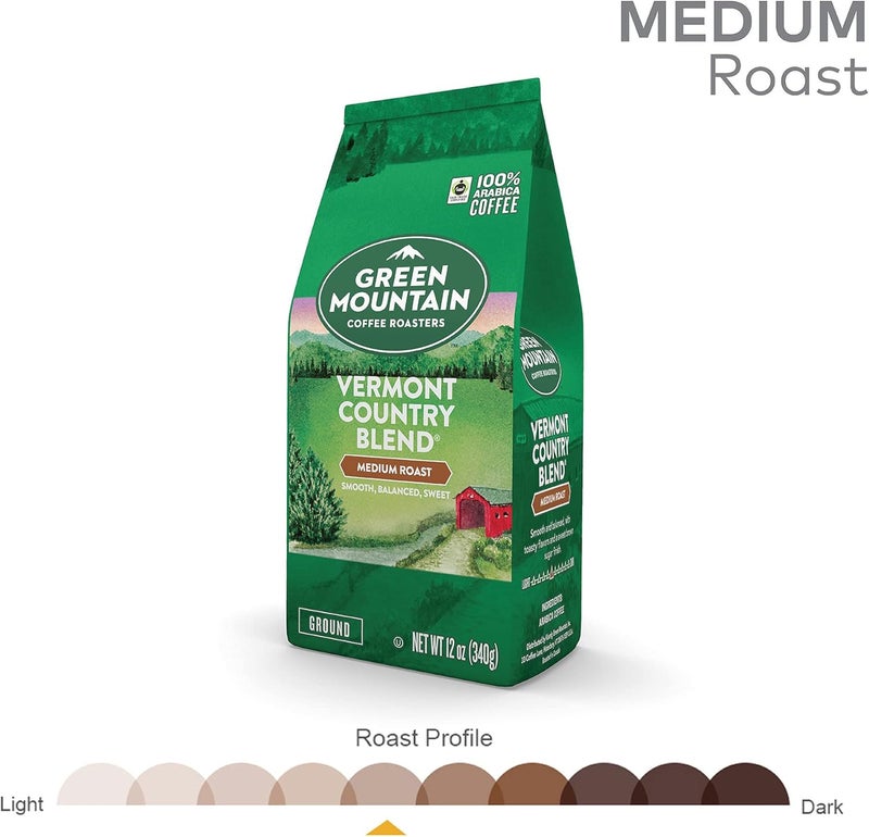 Green Mountain Coffee Roasters Green Mountain Coffee Signature Vermont Country Blend Ground Coffee 12oz - Image 4