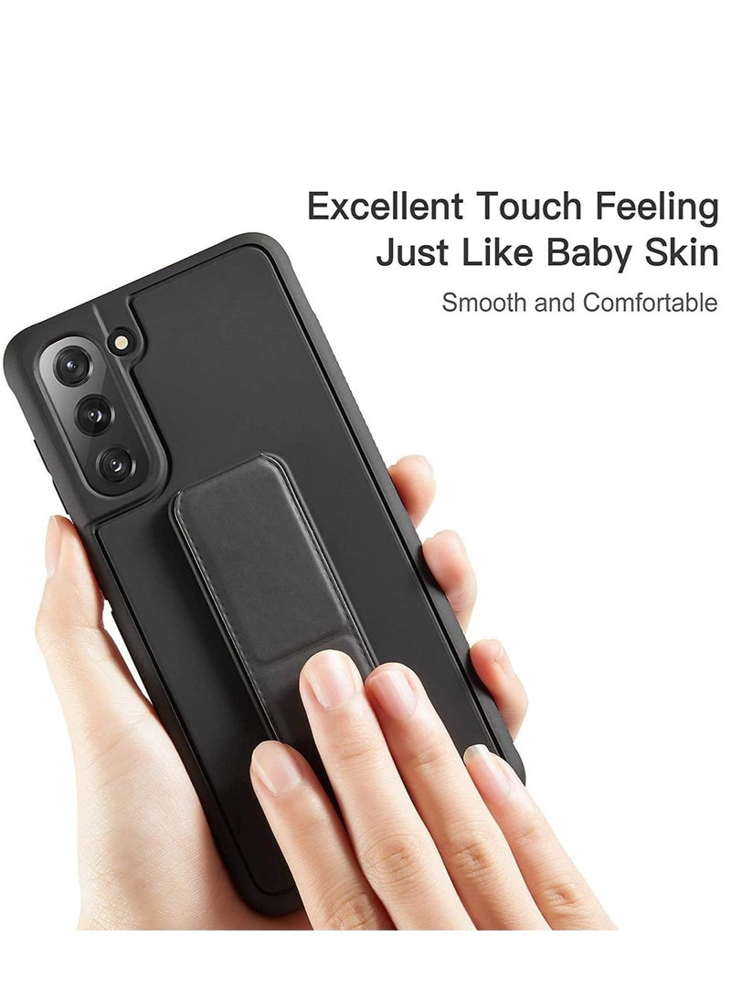 ELTRAZONE Samsung Galaxy S24 PLUS Case Cover Magnetic Car Mount Kickstand & Holder, Premium Silicone Vertical & Horizontal Hand Strap and Grip with Multi Stand for Samsung Galaxy S24 PLUS - Image 4