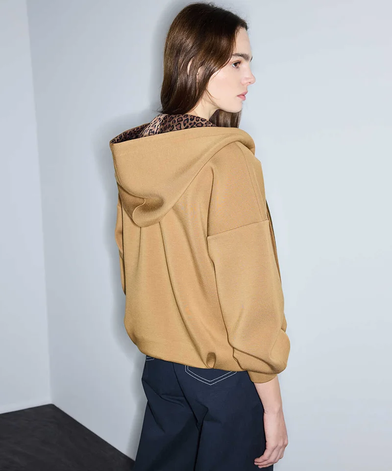 Ipekyol  Leopard Scarf Detail Sweatshirt for Women | Best Price UAE